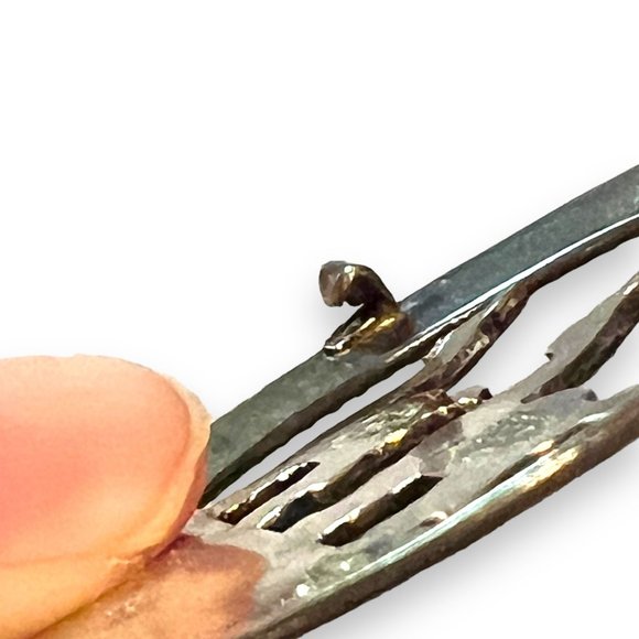 LLama Alpaca Silver 900 Aztec Brooch Pin Industrial Argentina Vintage Antique - Picture 10 of 11